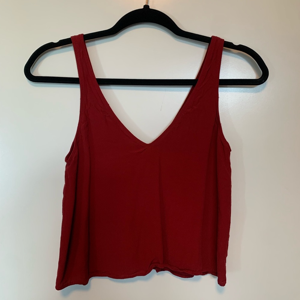 Aritzia red crop top - XXS